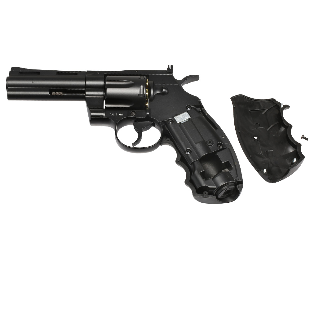 KWC .357 Python 4 Zoll Revolver Vollmetall CO2 6mm BB schwarz Bild 7