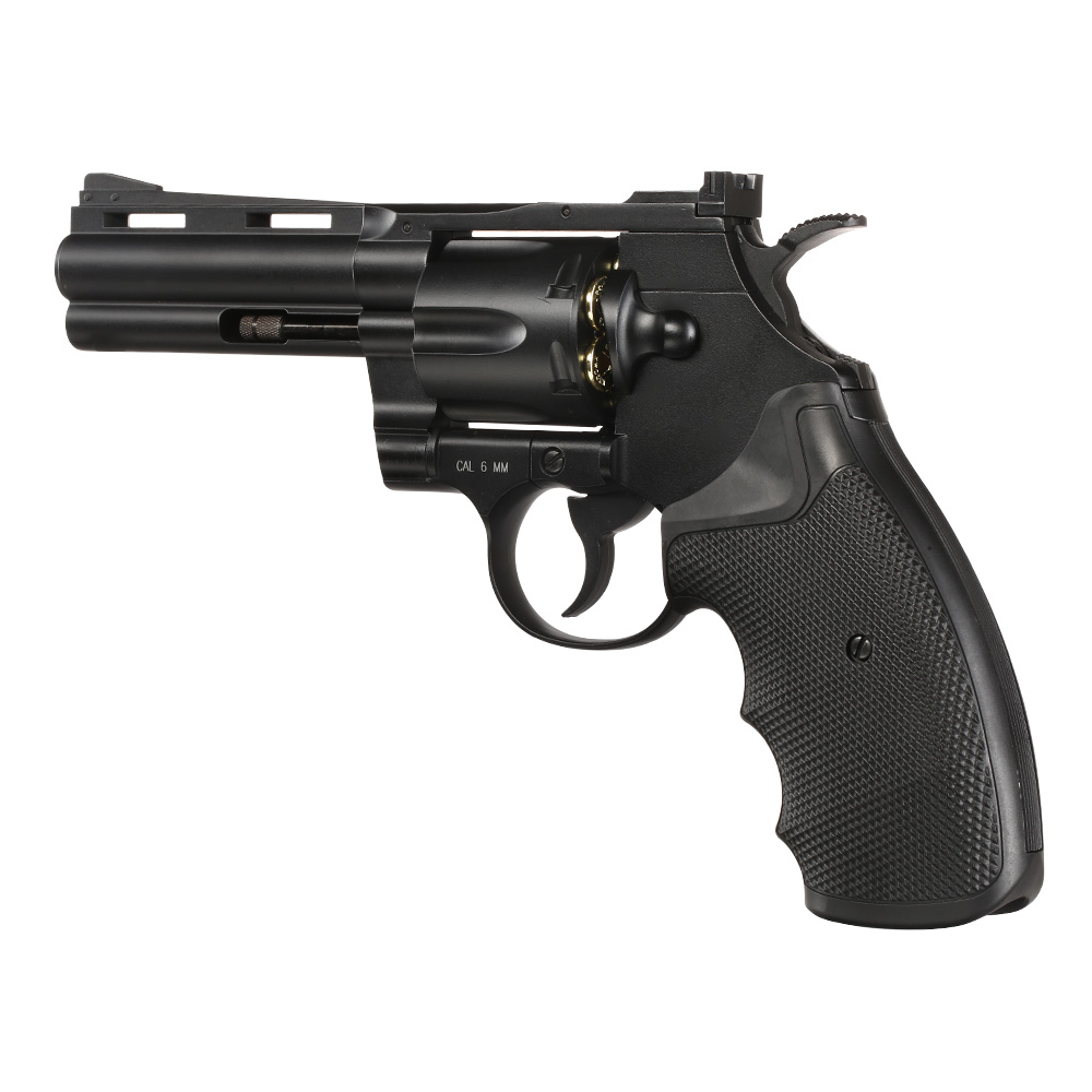 KWC .357 Python 4 Zoll Revolver Vollmetall CO2 6mm BB schwarz Bild 8