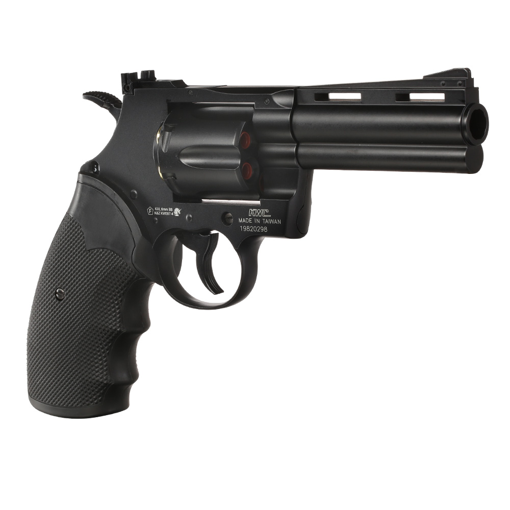 KWC .357 Python 4 Zoll Revolver Vollmetall CO2 6mm BB schwarz Bild 9