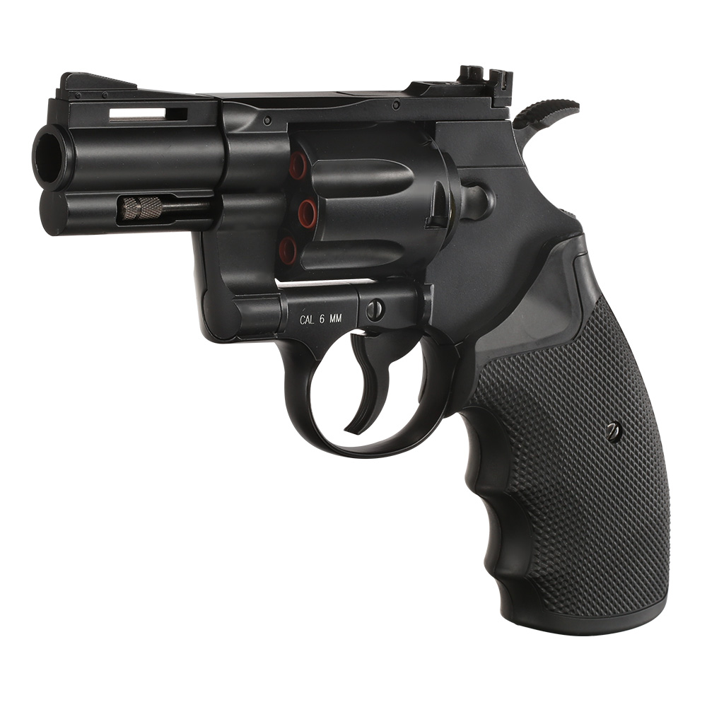KWC .357 Python 2.5 Zoll Revolver Vollmetall CO2 6mm BB schwarz
