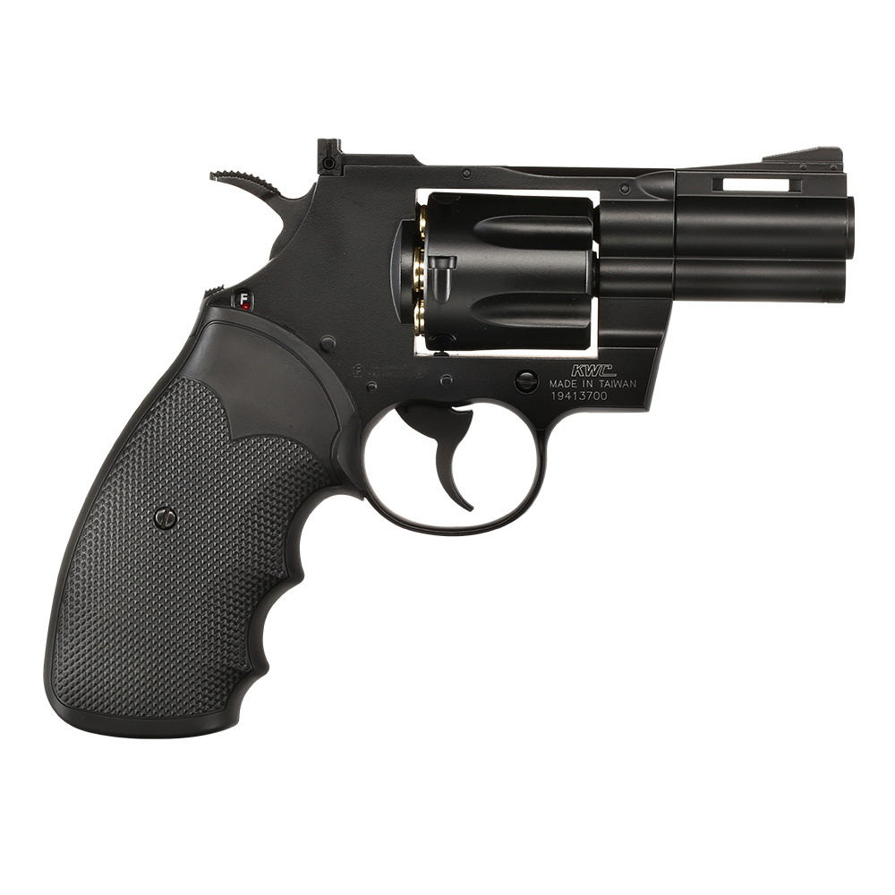 KWC .357 Python 2.5 Zoll Revolver Vollmetall CO2 6mm BB schwarz Bild 2
