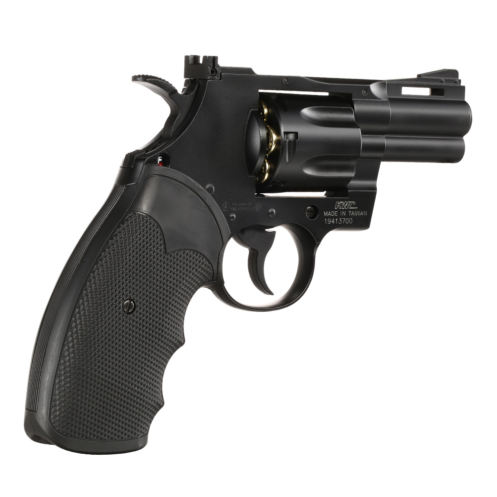 KWC .357 Python 2.5 Zoll Revolver Vollmetall CO2 6mm BB schwarz Bild 3