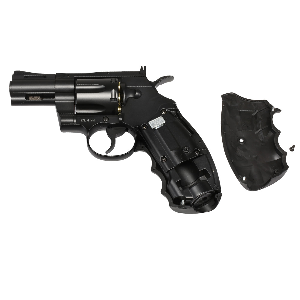 KWC .357 Python 2.5 Zoll Revolver Vollmetall CO2 6mm BB schwarz Bild 7