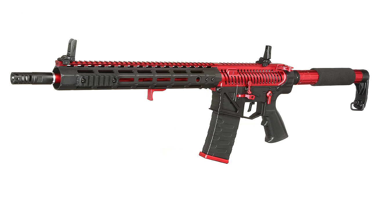 Versandrcklufer APS Ghost Patrol Phantom Rifle Vollmetall SDU-MosFet 2.0 S-AEG 6mm BB rot