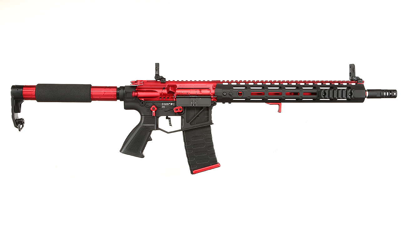 APS Ghost Patrol Phantom Rifle Vollmetall SDU-MosFet 2.0 S-AEG 6mm BB rot Bild 2