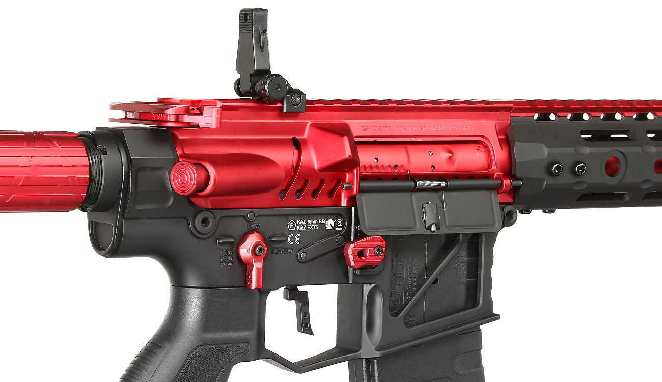 Versandrcklufer APS Ghost Patrol Phantom Rifle Vollmetall SDU-MosFet 2.0 S-AEG 6mm BB rot Bild 7