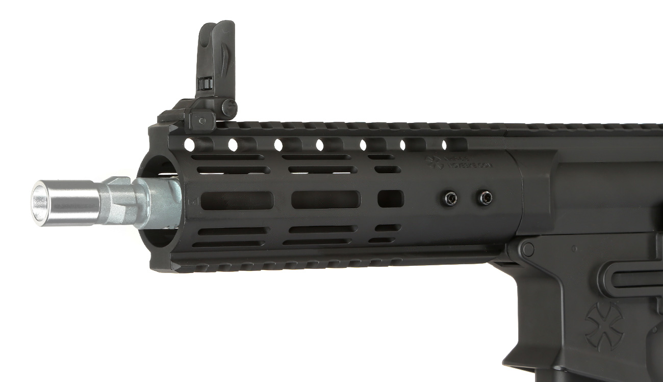 APS / EMG Noveske Space Invader 9mm Gen. 4 eSilver Edge SDU-MosFet 2.0 Vollmetall S-AEG 6mm BB schwarz Bild 6