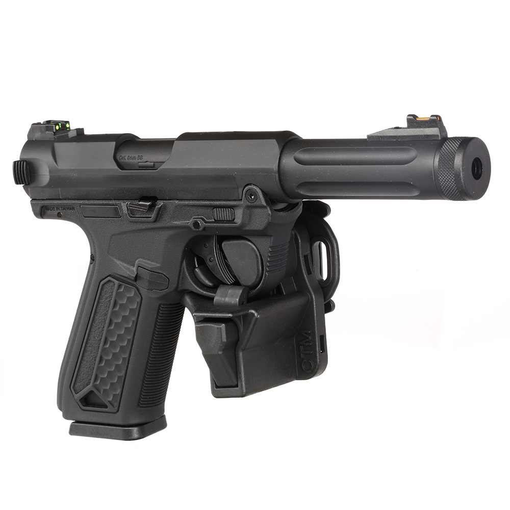 CTM Speed Draw Tactical Holster f. VFC Glock / AAC AAP-01 Pistolen Serie rechts schwarz Bild 10