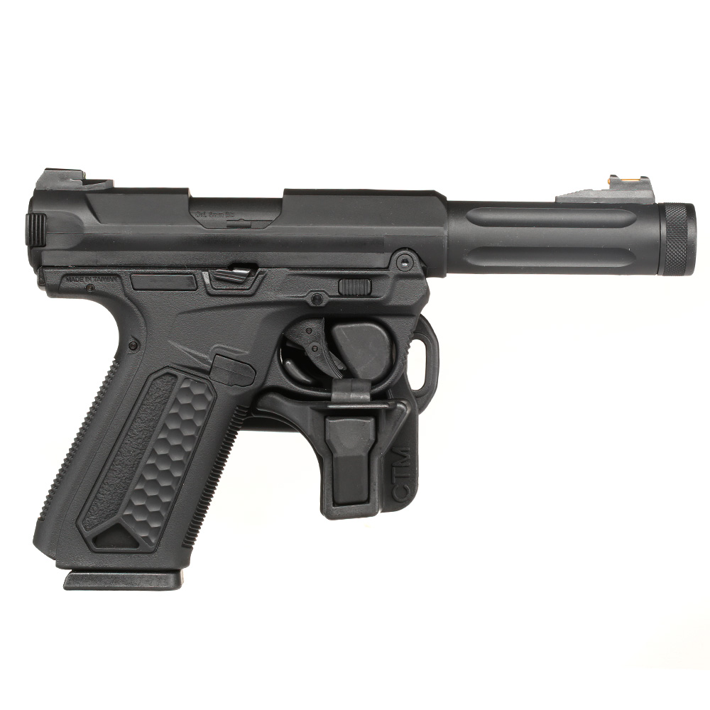 CTM Speed Draw Tactical Holster f. VFC Glock / AAC AAP-01 Pistolen Serie rechts schwarz Bild 8