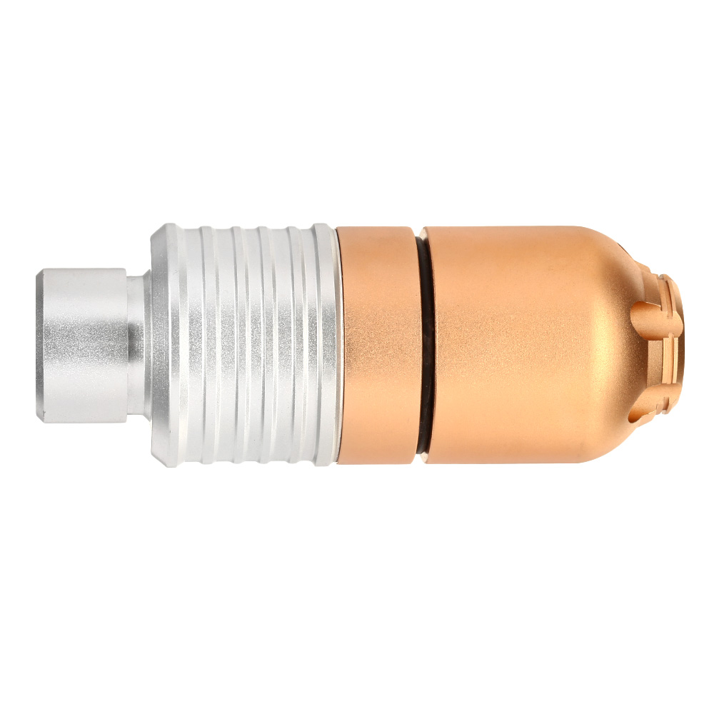 Double Bell VOG-25 / GP-25 40mm Vollmetall Hlse / Einlegepatrone f. 36 6mm BBs kupfer Bild 2
