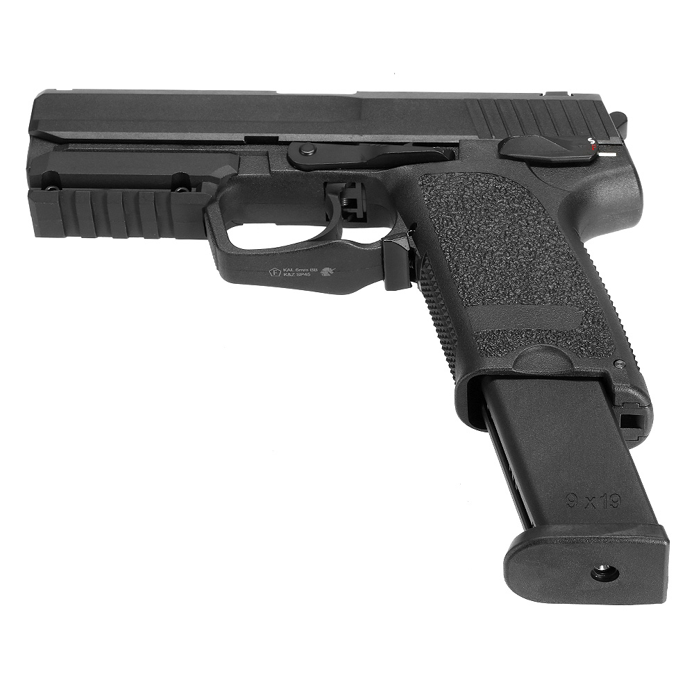 KLI SP.45 mit Metallschlitten GBB 6mm BB schwarz Bild 5