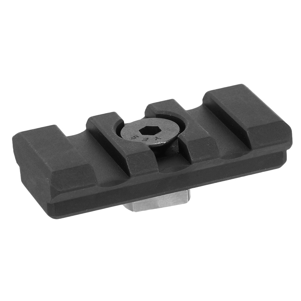 UTG Pro M-LOK 21mm Aluminium Schiene 3 Slots / 40 mm / 1.57 Zoll schwarz