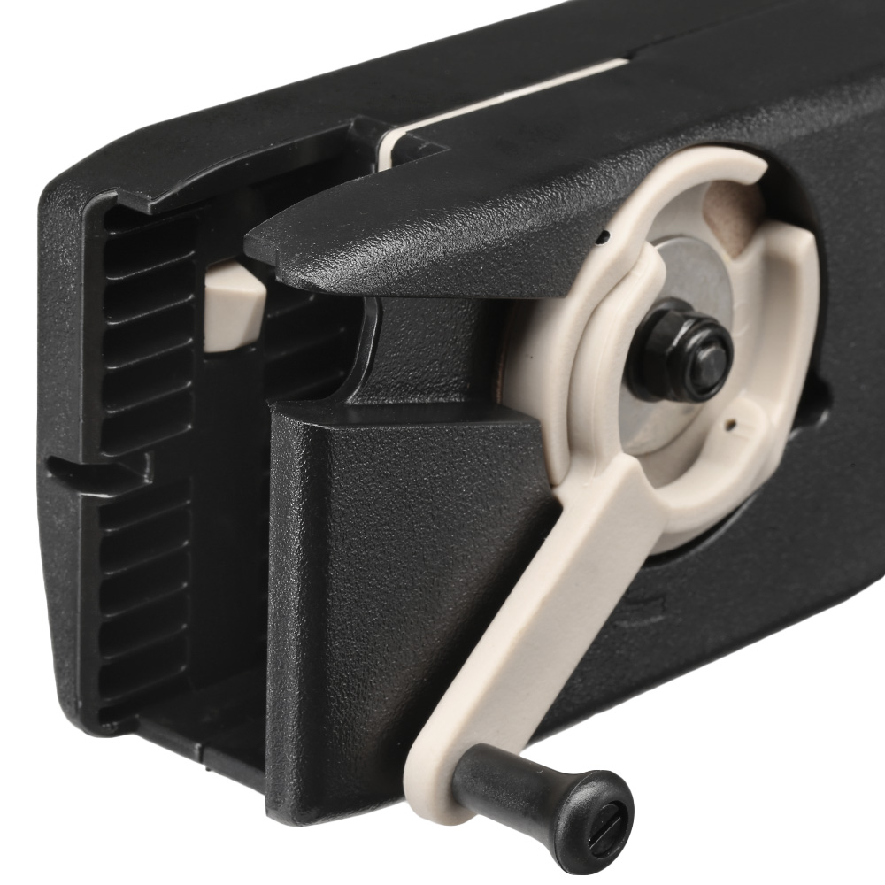 EMG / Odin Innovations M12 Sidewinder Speedloader mit Sound Buffer f. M4 AEG / S-AEG Magazine schwarz Bild 1