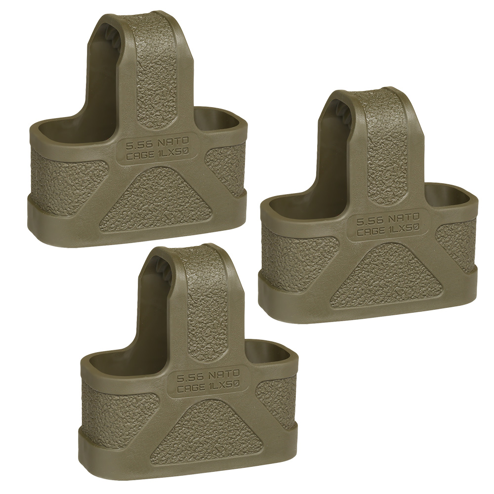 MagPul USA 5.56 NATO MagPul Magazin Assist (3er Packung) oliv