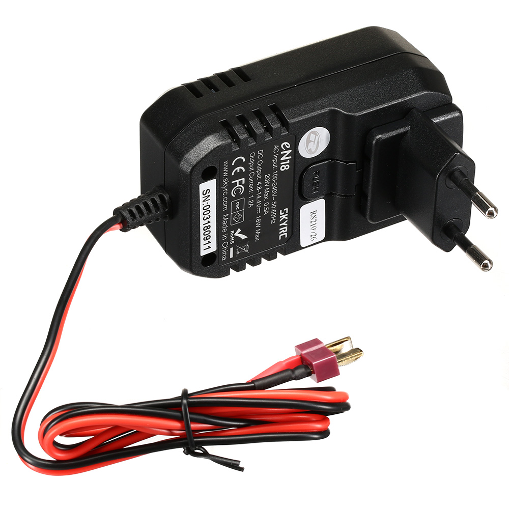 SKYRC eN18 Charger Ladegert f. NiMH 4-8 1,2A 18W 230V mit T-Stecker SK100184-01 Bild 2