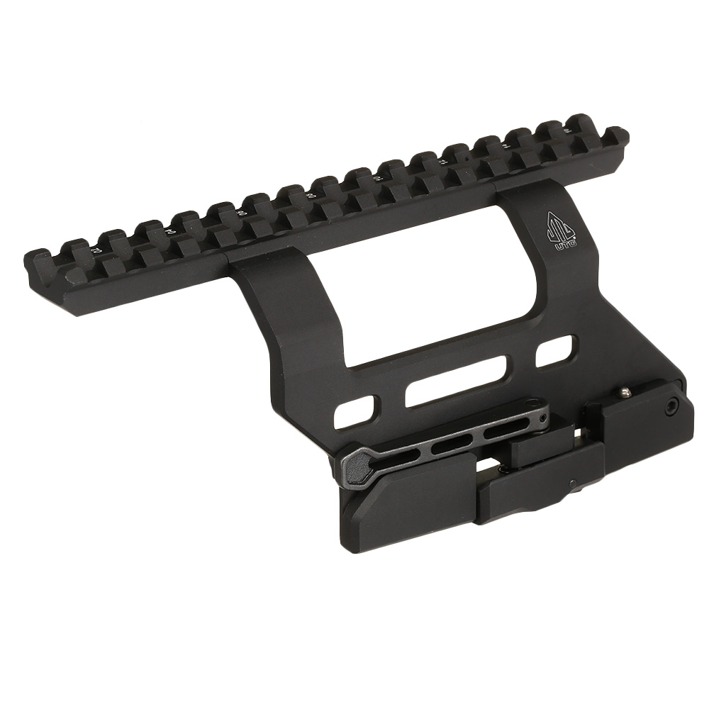 UTG AK Accu-Sync Aluminium QR 21mm Side Mount / Zielgert-Halterung schwarz