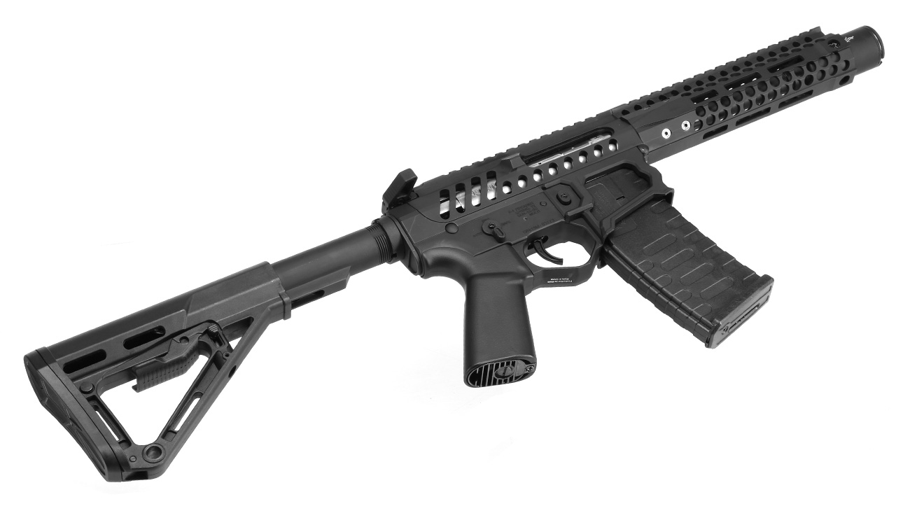 APS / EMG F-1 Firearms BDR-15 3G PDW eSilver Edge SDU-MosFet 2.0 Vollmetall S-AEG 6mm BB schwarz Bild 5