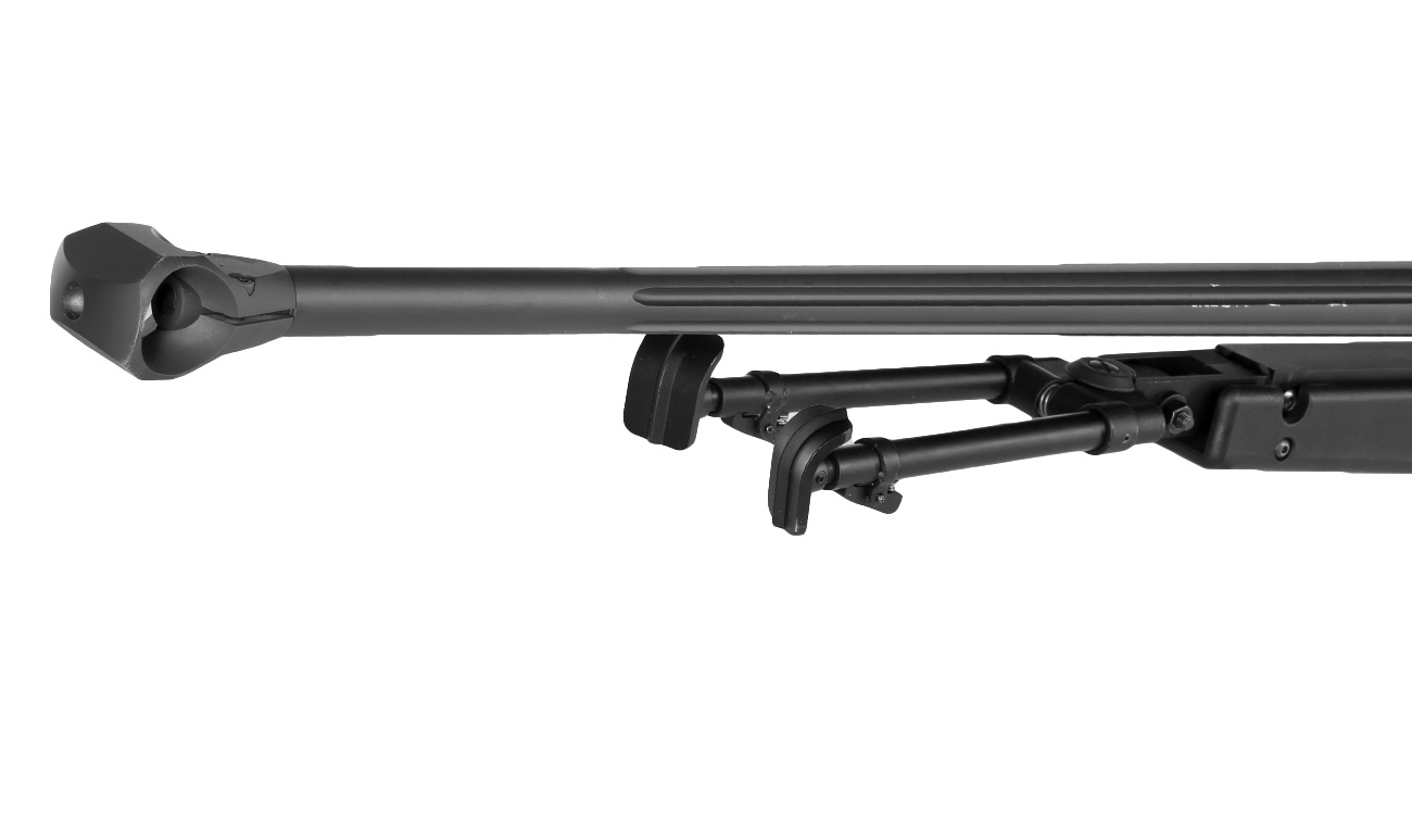 Cybergun / S&T PGM Mini-Hecate .338 Vollmetall Gas Bolt Action Snipergewehr 6mm BB schwarz Bild 6