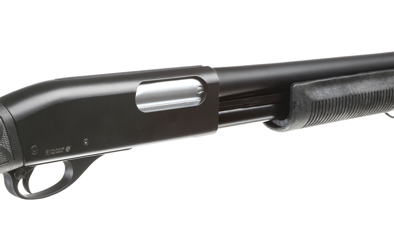 Maruzen M870 Extension Custom Pump Action Gas Shotgun mit Hlsenauswurf 6mm BB schwarz Bild 8