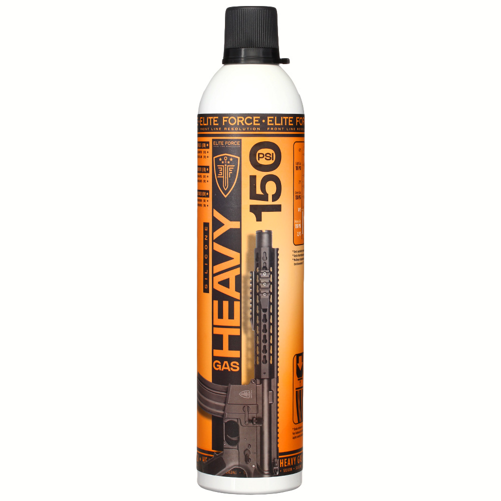 Elite Force 150 PSI Maintenance Heavy Gas mit Silikonanteil orange 600ml