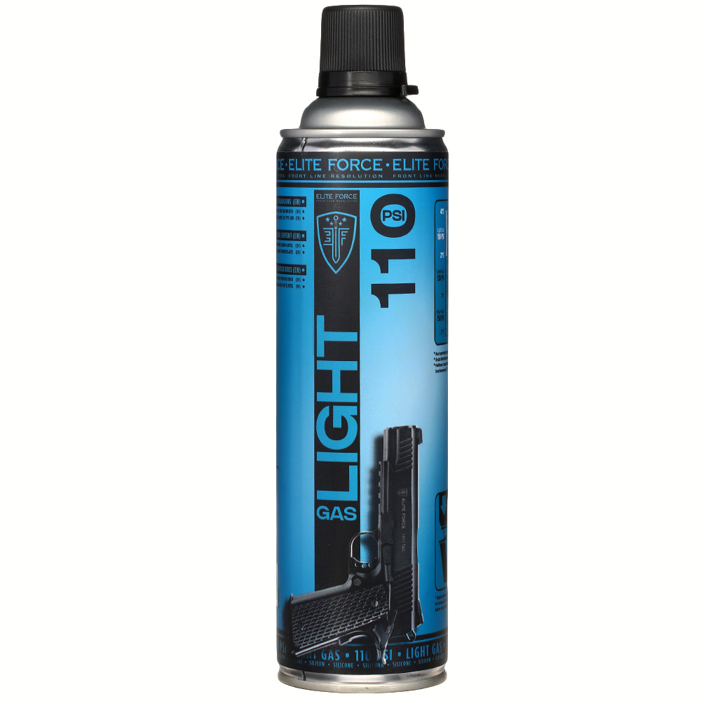 Elite Force 110 PSI Maintenance Light Gas mit Silikonanteil blau 450ml