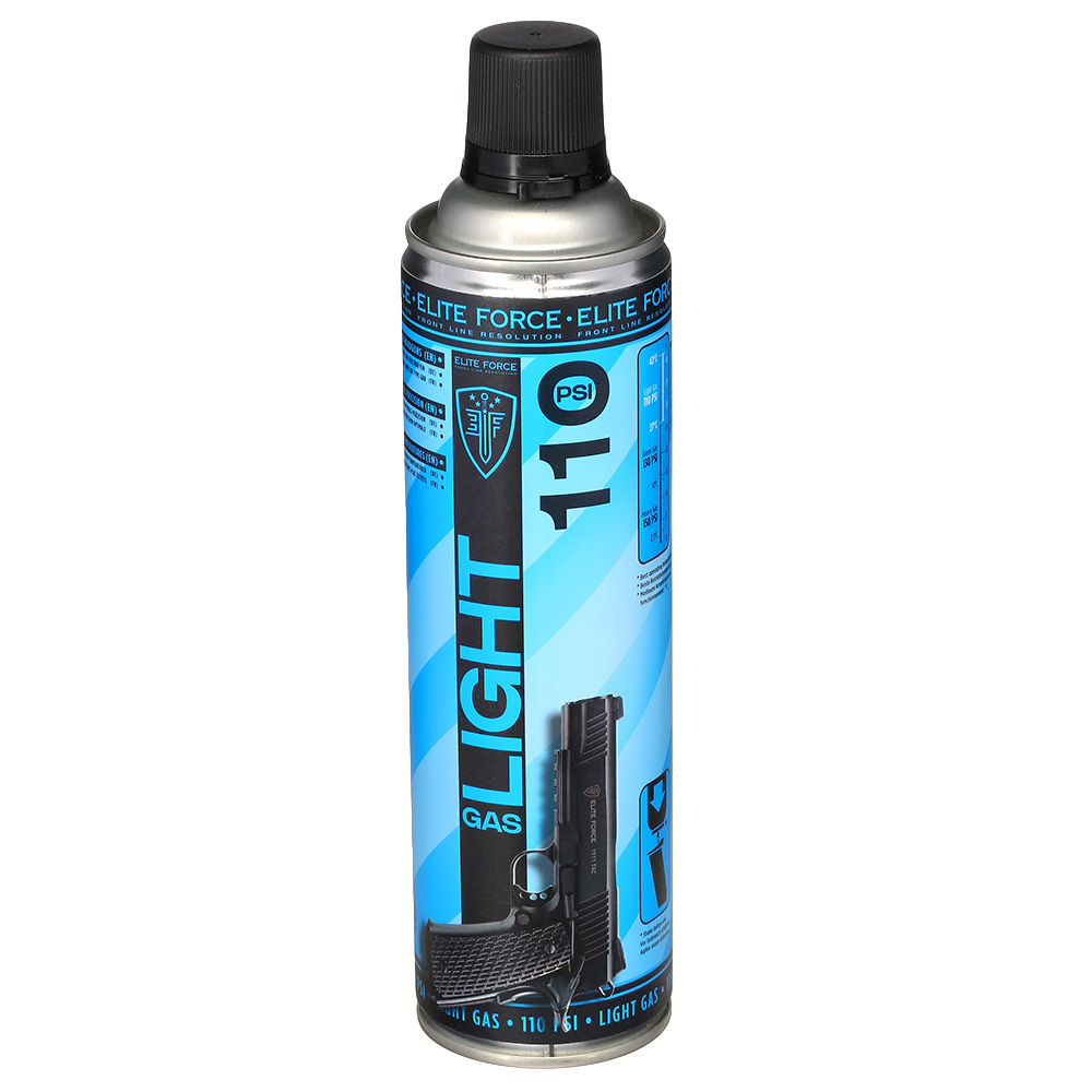 Elite Force 110 PSI Precision Light Gas ohne Silikonanteil blau 450ml Bild 1