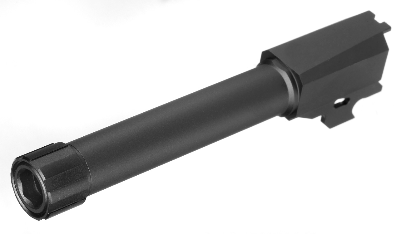 C&C Tac CNC Aluminium Outer Barrel mit Silencer Gewinde 11mm+ / 14mm- f. VFC P320-M18 GBB Serie