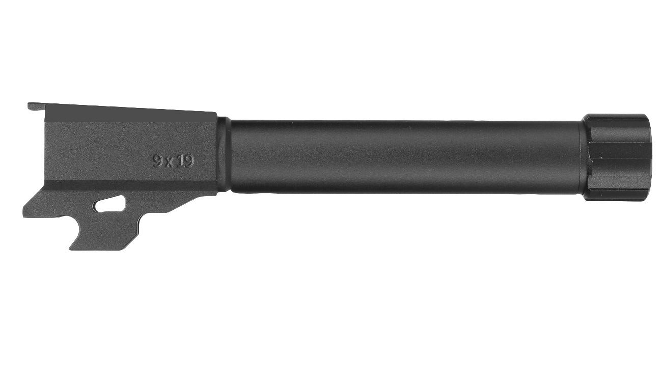 C&C Tac CNC Aluminium Outer Barrel mit Silencer Gewinde 11mm+ / 14mm- f. VFC P320-M18 GBB Serie Bild 3