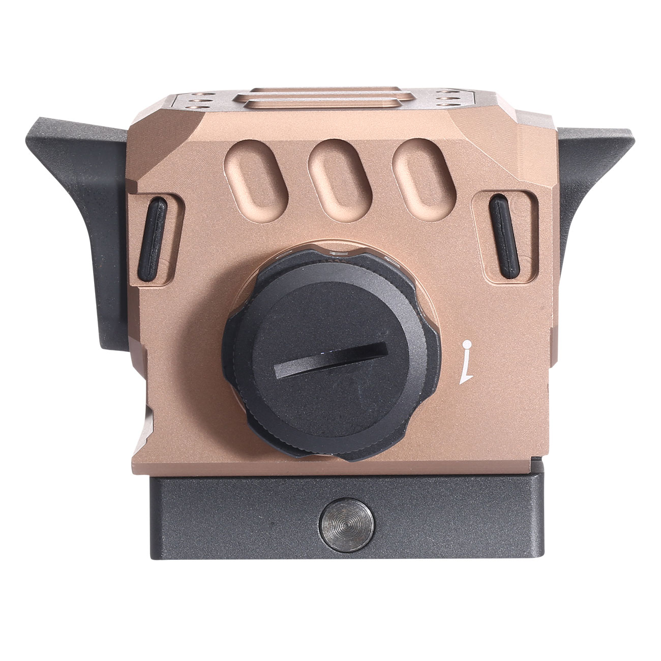 Blackcat Airsoft E-Style Red-Dot Leuchtpunktzielgert m. 21mm Halter tan Bild 1