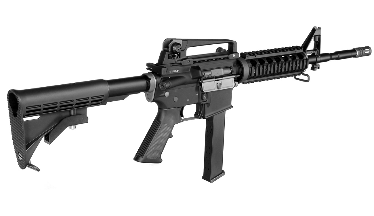 Wei-ETech M4A1 RIS PCC Carbine Vollmetall AWSS OB GBB 6mm BB schwarz Bild 3