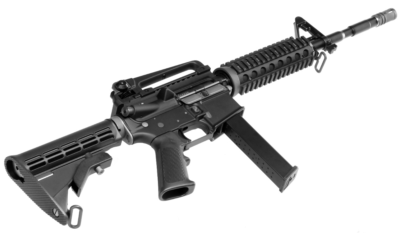 Wei-ETech M4A1 RIS PCC Carbine Vollmetall AWSS OB GBB 6mm BB schwarz Bild 4