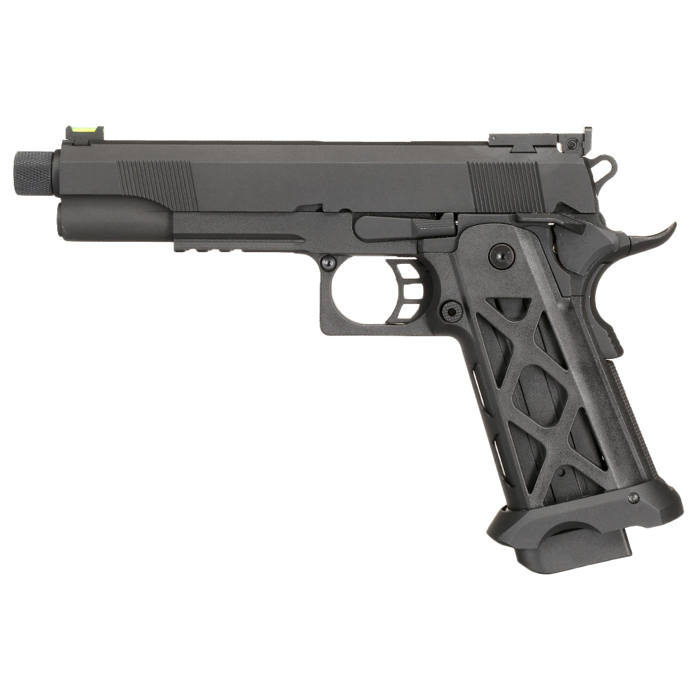 KLI Hi-Capa 5.1 Elite MK2 Vollmetall GBB 6mm BB schwarz Bild 1