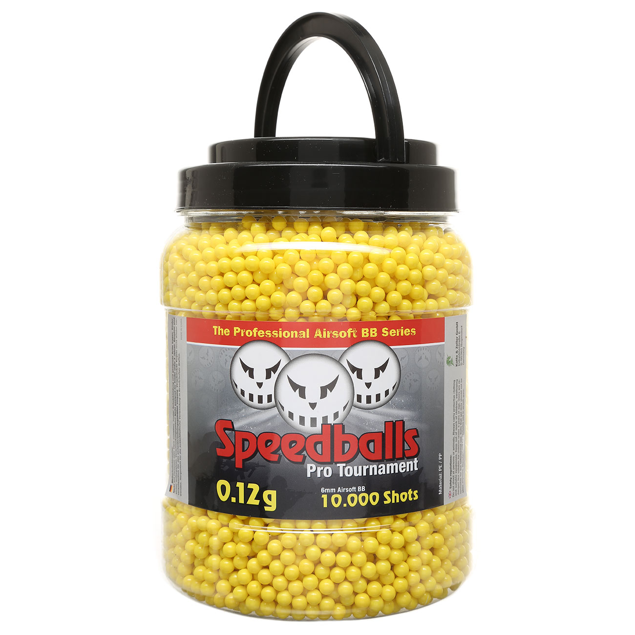 Speedballs Pro Tournament BBs 0,12g 10.000er Container Airsoftkugeln gelb