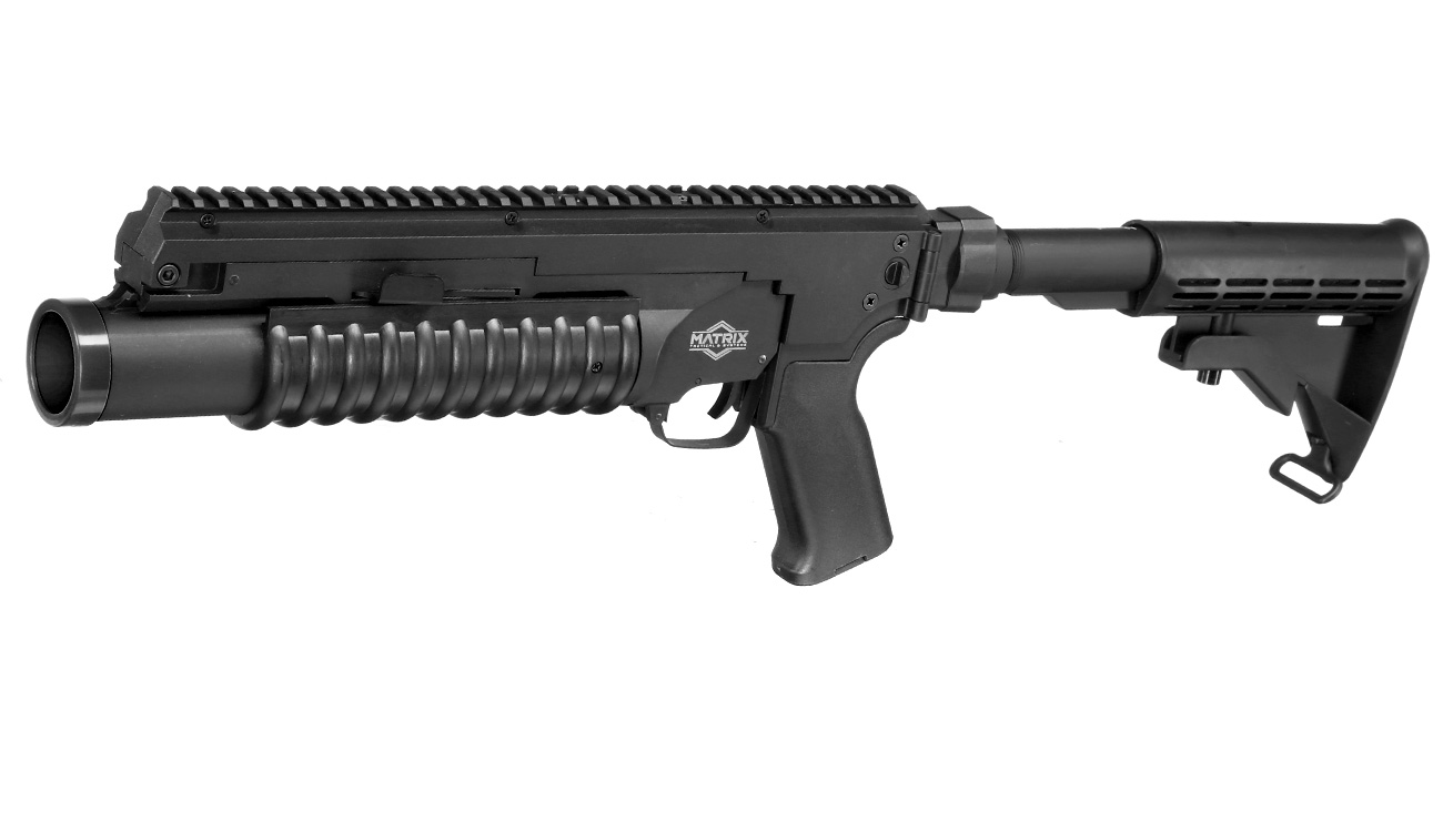 6mmProShop M203 40mm Granatwerfer Polymer Standalone-Version Short-Type schwarz
