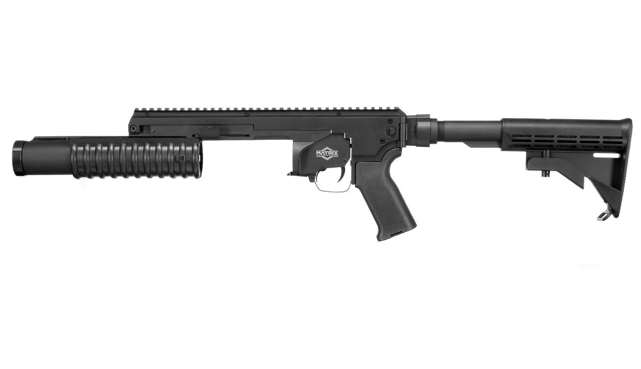 6mmProShop M203 40mm Granatwerfer Polymer Standalone-Version Short-Type schwarz Bild 2