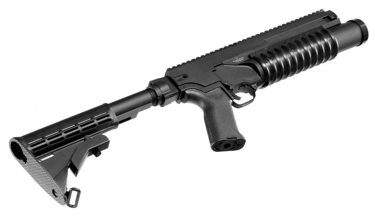 6mmProShop M203 40mm Granatwerfer Polymer Standalone-Version Short-Type schwarz Bild 6
