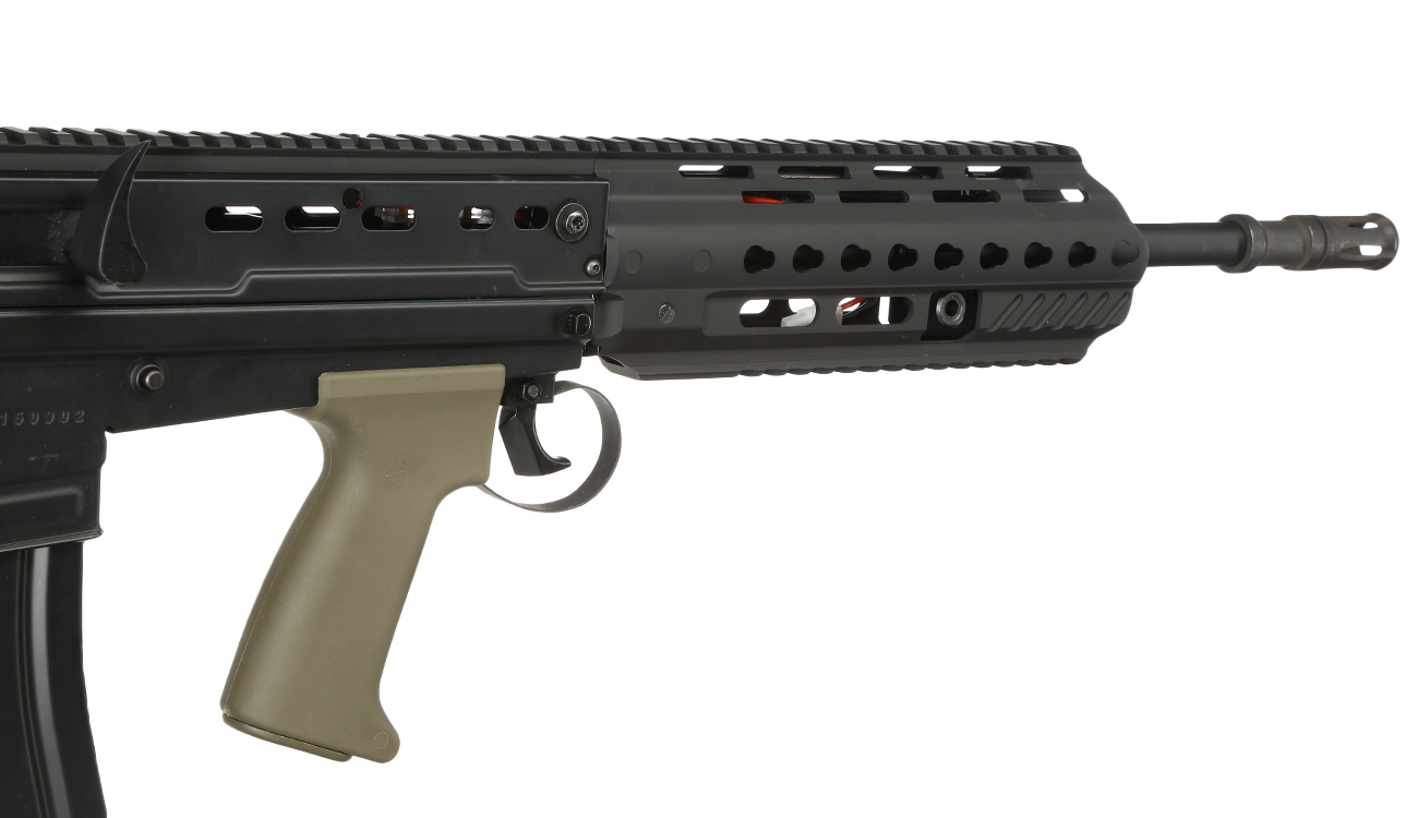 ICS / Angry Gun Customs L85 A3 Vollmetall S-AEG 6mm BB schwarz / oliv Bild 7