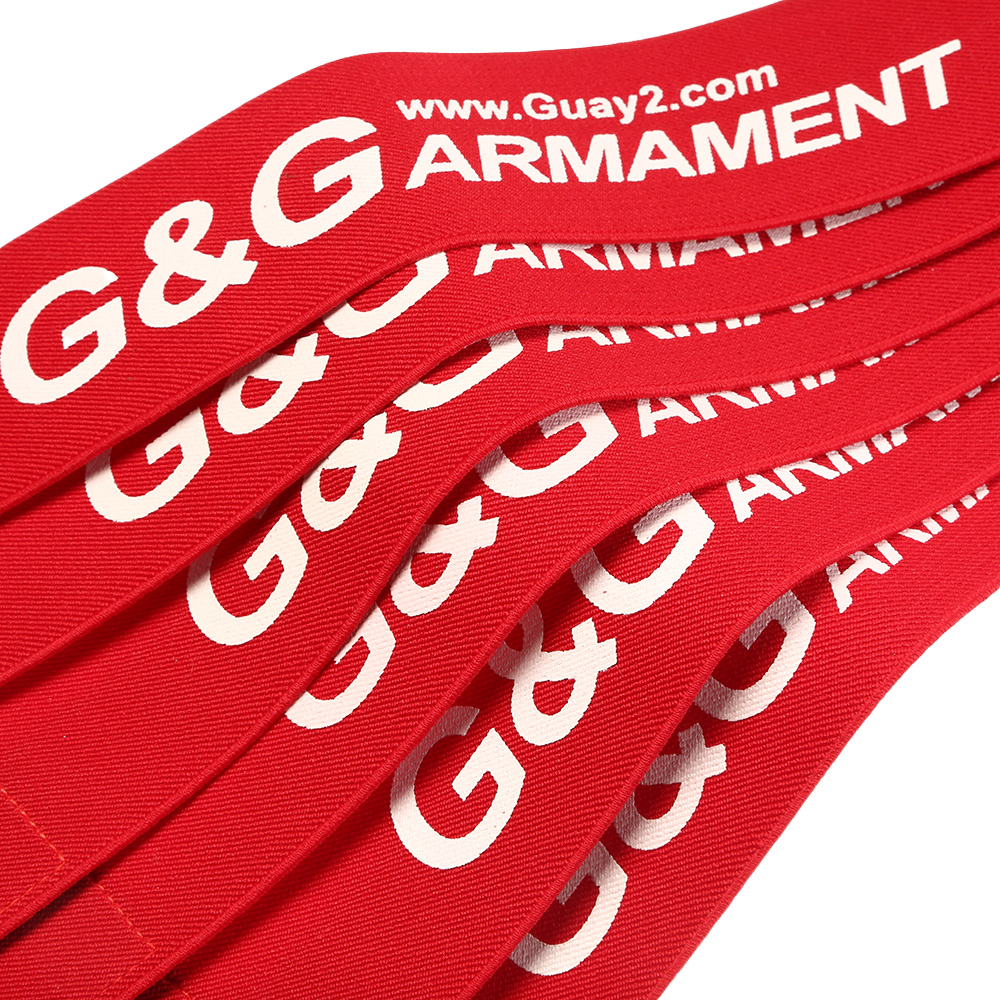G&G Team Armband mit Klettverschluss dehnbar rot - 6er Teams Packung Bild 7