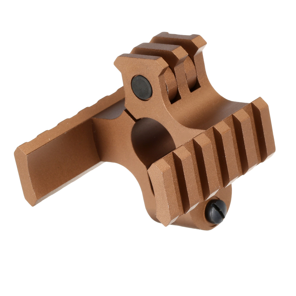 G&G 21mm Tri-Rail Aluminium Universal Laufhalterung bronze