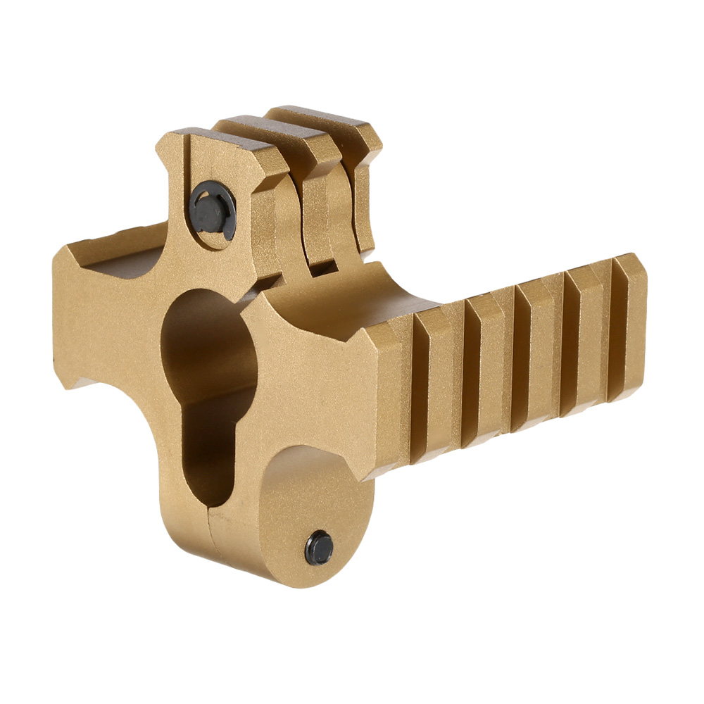 G&G 21mm Tri-Rail Aluminium Universal Laufhalterung Desert Tan Bild 1