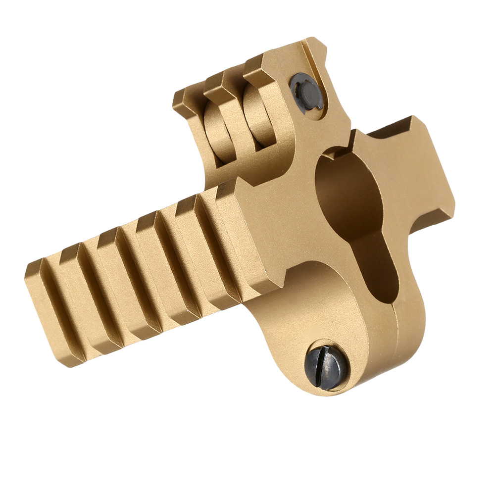 G&G 21mm Tri-Rail Aluminium Universal Laufhalterung Desert Tan Bild 3