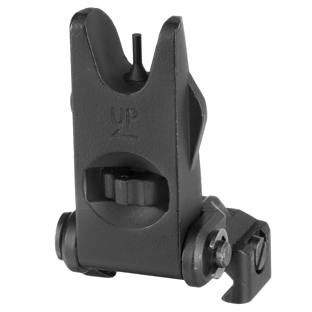 APS Hawk Aluminium Flip-Up Sight Set Front / Rear fr 20 - 22mm Schienen schwarz Bild 2