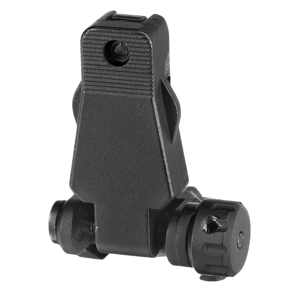 APS Hawk Aluminium Flip-Up Sight Set Front / Rear fr 20 - 22mm Schienen schwarz Bild 4