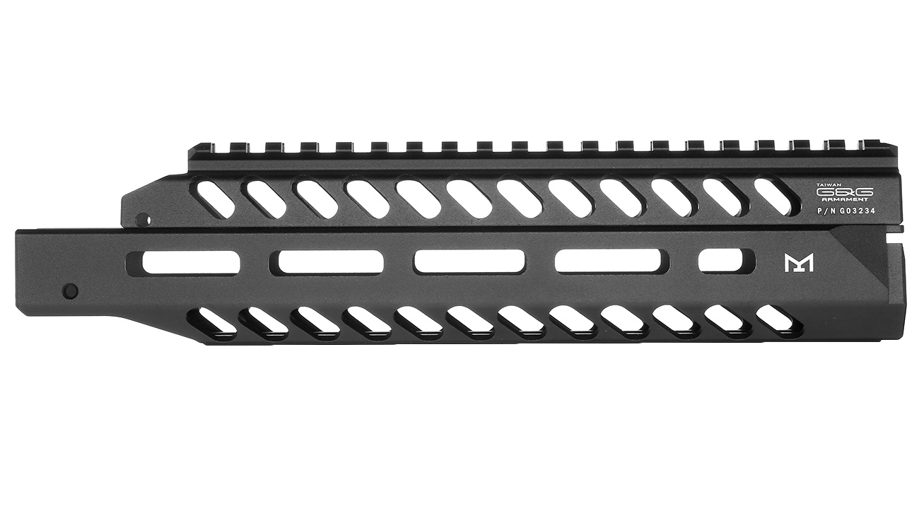 G&G M-LOK Aluminium Rail Handguard 9.8 Zoll f. G&G GTW91 S-AEG schwarz Bild 1