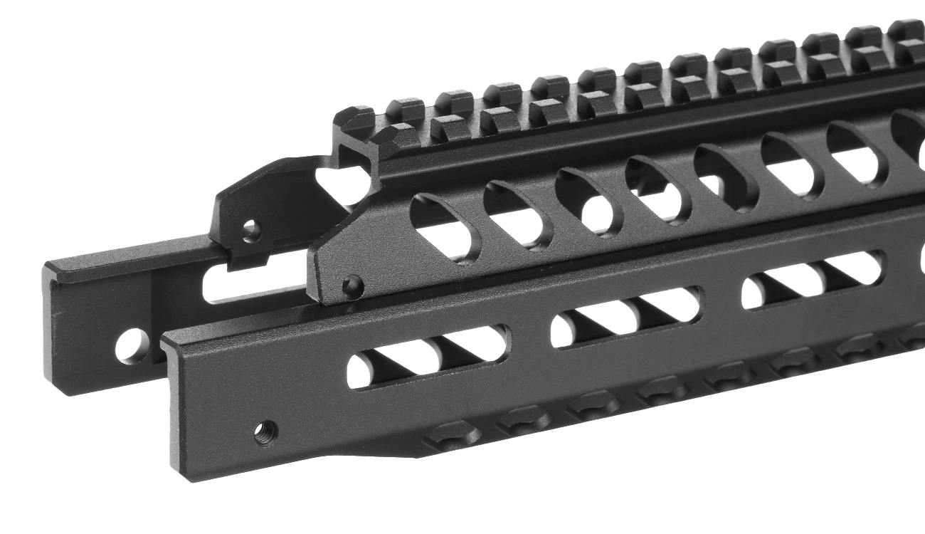 G&G M-LOK Aluminium Rail Handguard 9.8 Zoll f. G&G GTW91 S-AEG schwarz Bild 4