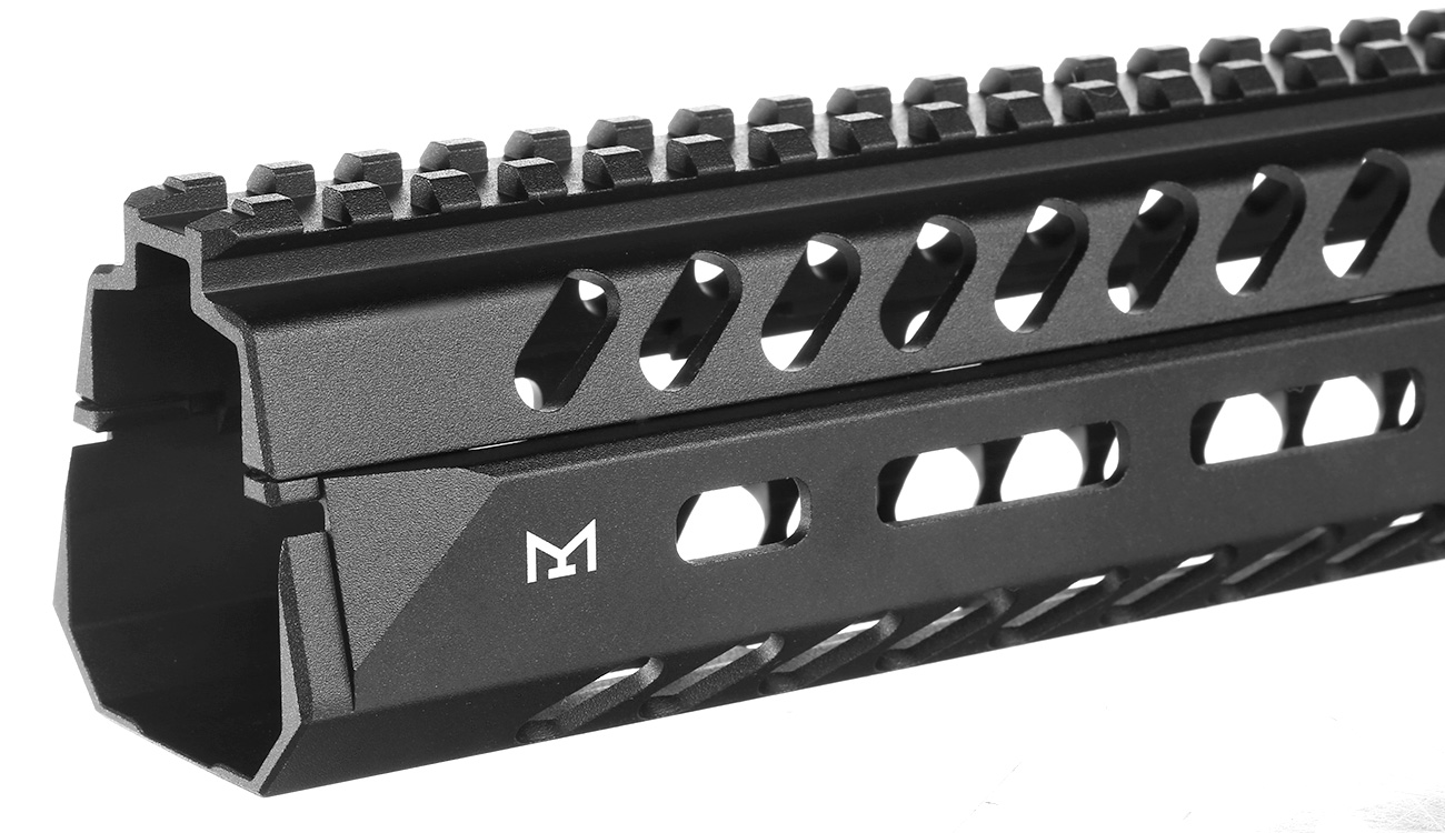 G&G M-LOK Aluminium Rail Handguard 9.8 Zoll f. G&G GTW91 S-AEG schwarz Bild 5