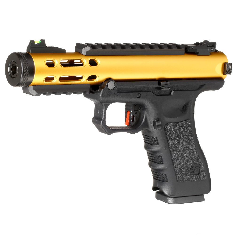 Wei-ETech Galaxy G-Series Metallschlitten GBB 6mm BB schwarz / gold