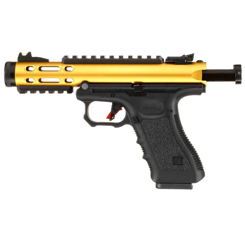 Wei-ETech Galaxy G-Series Metallschlitten GBB 6mm BB schwarz / gold Bild 1