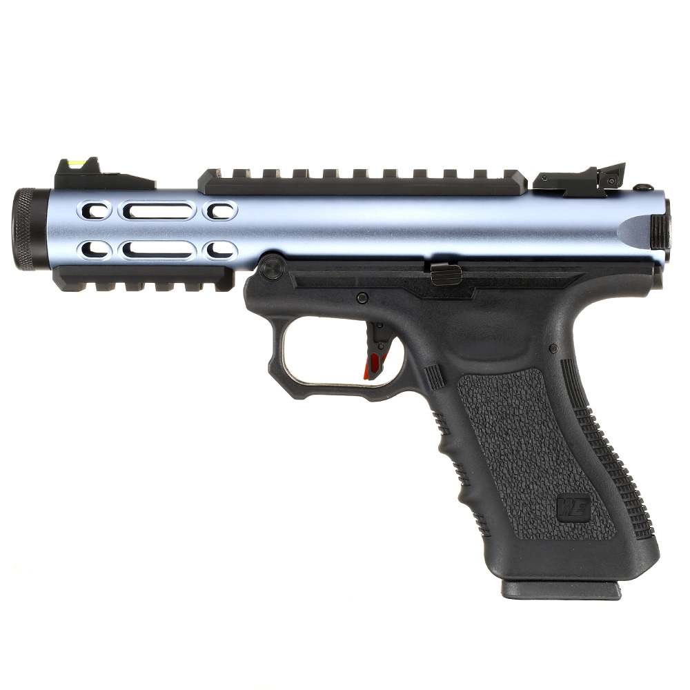 Wei-ETech Galaxy G-Series Metallschlitten GBB 6mm BB schwarz / blau Bild 1