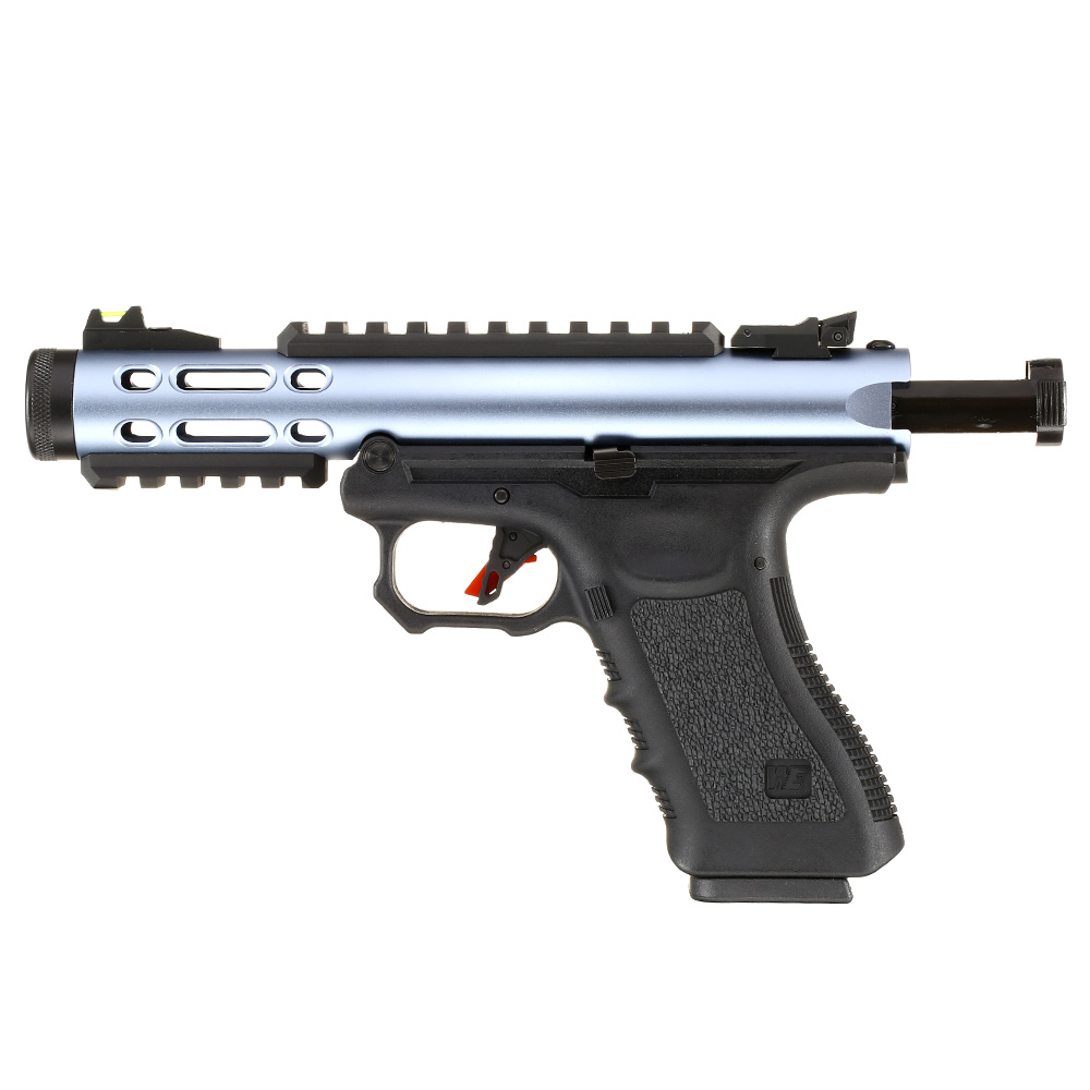 Wei-ETech Galaxy G-Series Metallschlitten GBB 6mm BB schwarz / blau Bild 1